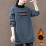 字母长袖秋冬中长款卫衣
