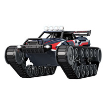 JJRC外贸新款童高速越野合金坦克特技车儿玩具履带雪地攀爬喷雾车