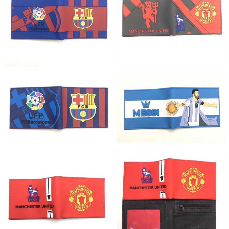 Football team peripheral wallet football club short PVC plastic surface Coin Purse Wallet Card holder clutch Football team peripheral wallet football club short PVC plastic surface Coin Purse Wallet Card holder clutch