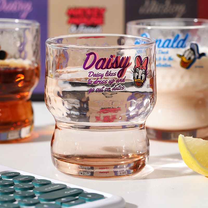 Nuevo tipo de taza de vidrio caja de regalo martillo retrógrado taza de vidrio de agua taza de jugo taza de moda taza transparente