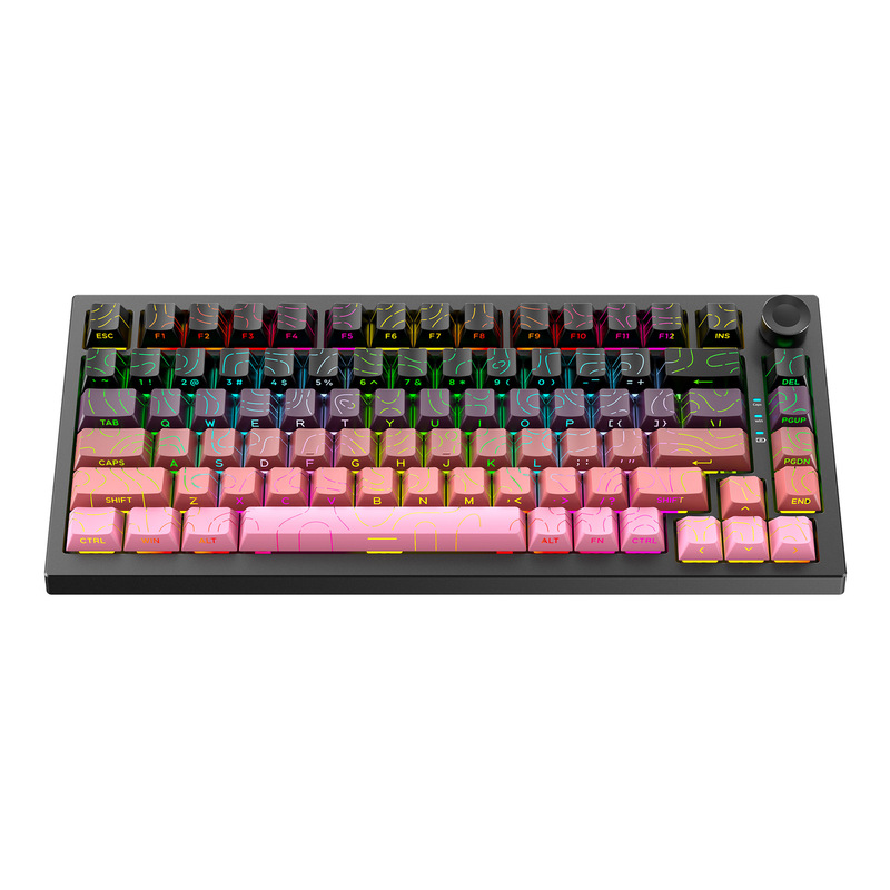 DARK K75PRO三模蓝牙机械键盘侧刻键帽电脑办公游戏RGB无线键盘|undefined