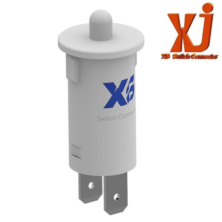 供应冰箱灯开关 按钮开关 常开 常闭 圆柱自复位按钮 按通开关