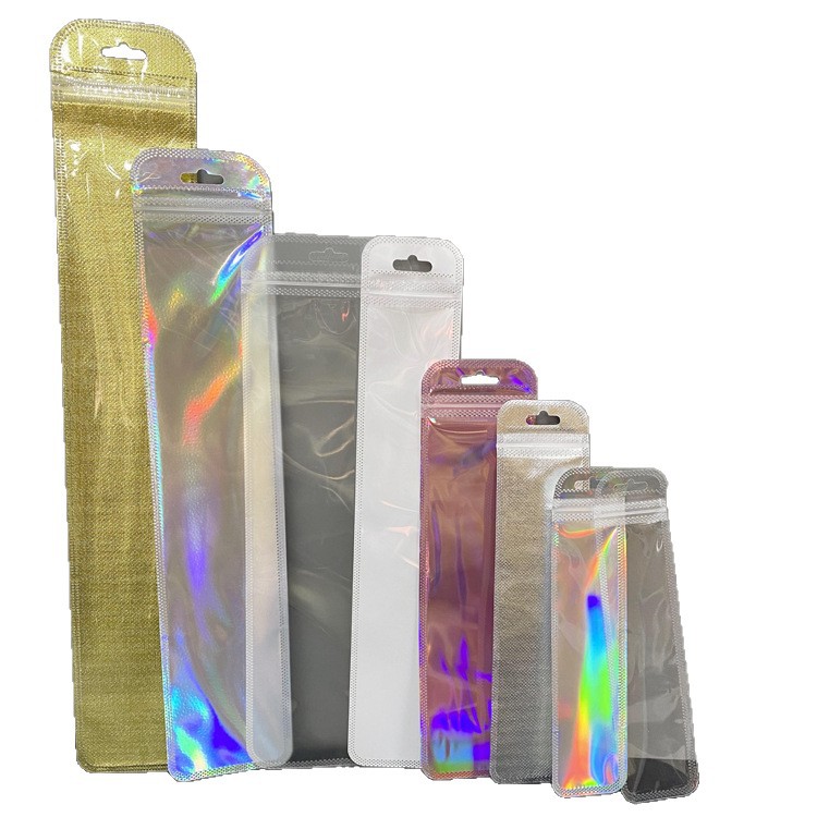Bolsas ziplock nacaradas para joyería y relojes, embalaje al por mayor