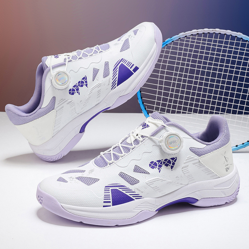 Zapatos de bádminton respirables antideslizantes zapatos de tenis de mesa ligeros zapatos de entrenamiento de bádminton en stock en stock