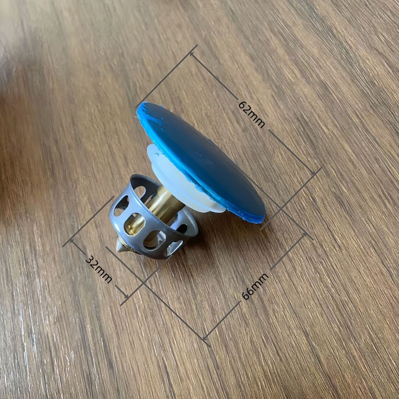下水塞洗手洗脸盆下水翻版塞下水器过滤提篮防堵防臭按压弹跳芯|undefined
