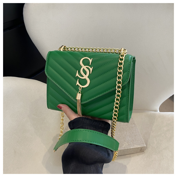 Damen Handtasche Im Western Stil Mit Kette Und Umhängefunktion_voghion.com