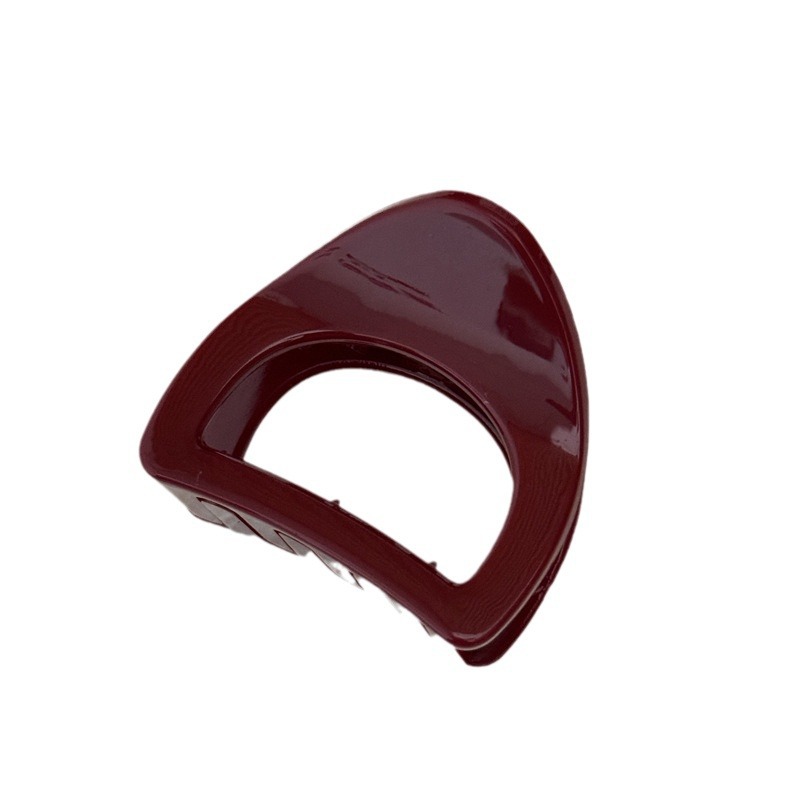 Temperamento simple abrazadera de agarramiento de geometría hueca tamaño medio cabello pequeño clip de cabello detrás del cerebro clip de cabello de pescado clip de cabello agarrar