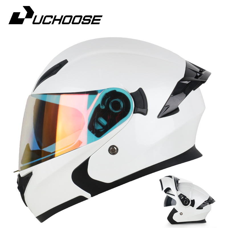Casco de motocicleta certificado 3C con Bluetooth seguro retro ciclismo completo cubierto por todas las estaciones universal