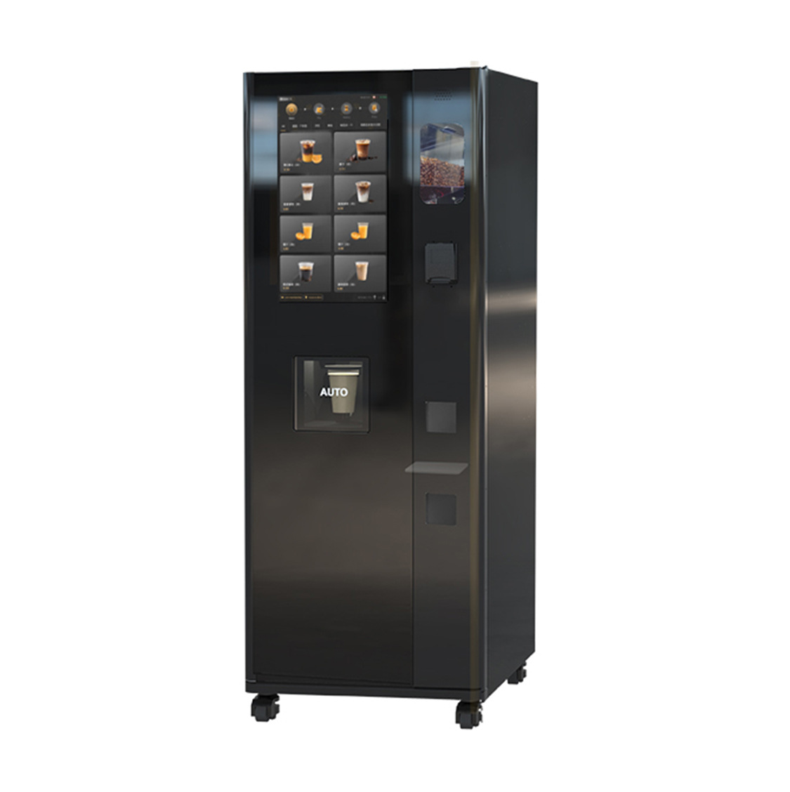 Máquina de café automática de 24 horas Máquina de café no tripulada Sistema de membresía de alerta de escasez de material interfaz abierta image 6