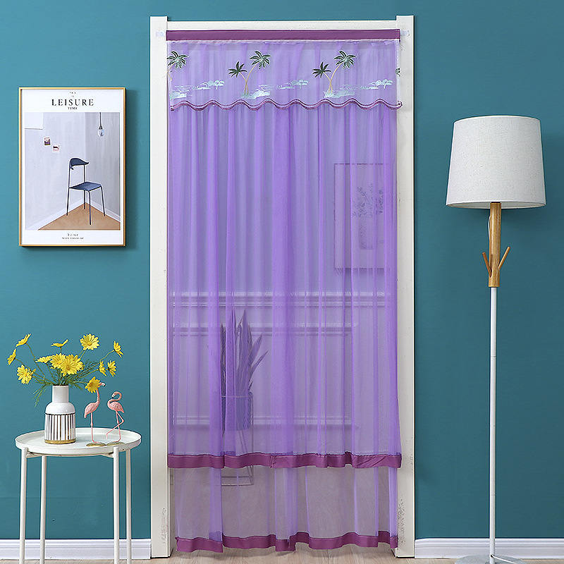 코코넛 나무 보라색 더블 레이어 프리 벨크로