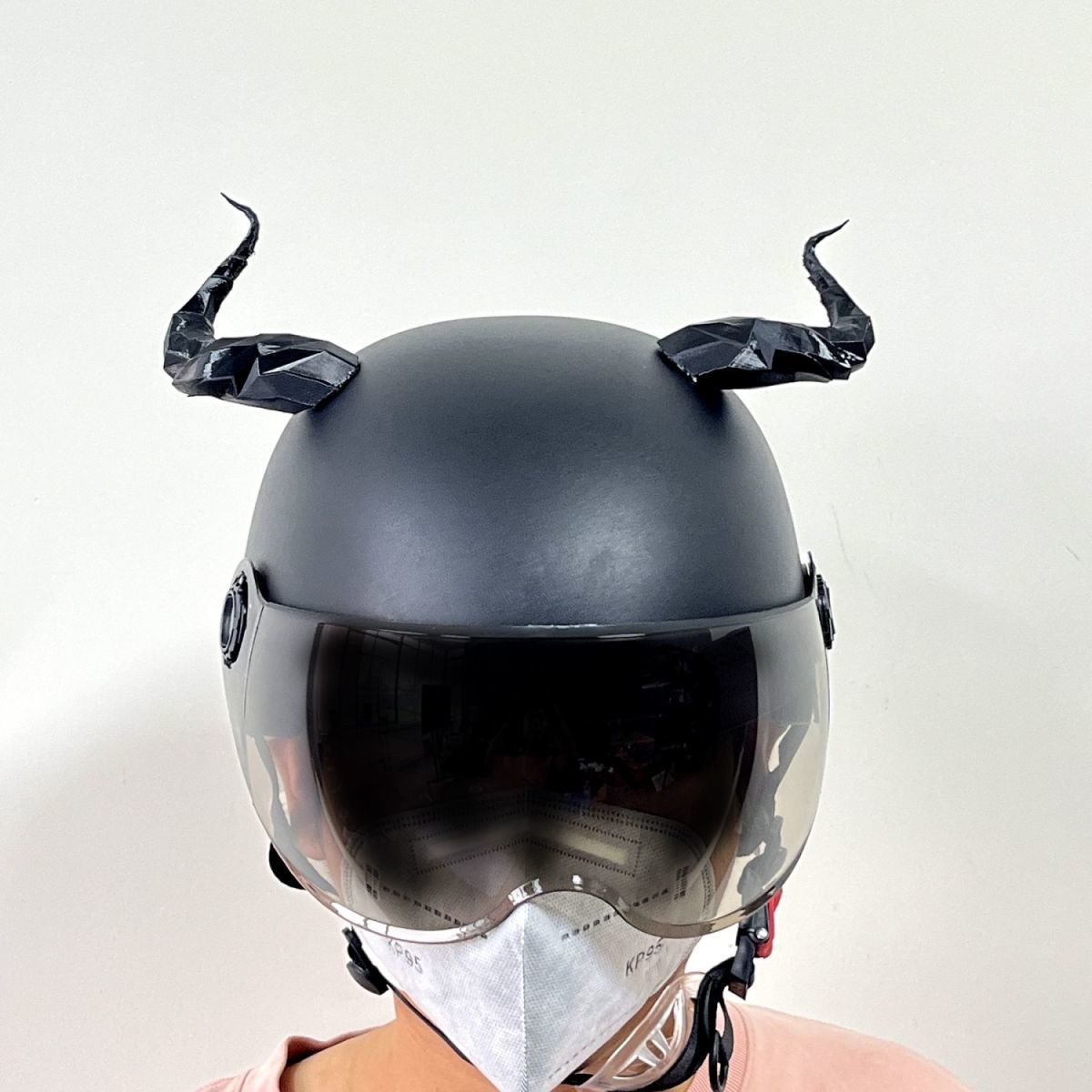 Original product helmet devil horn decoration modification accessories DIY gadget for motorcycles and electric vehicles, cool and unique