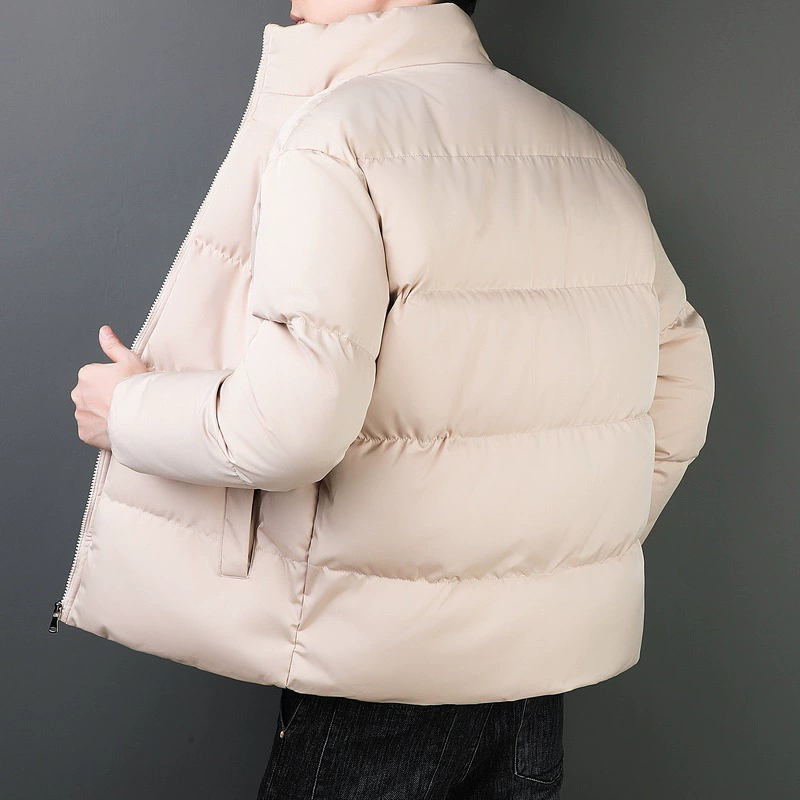 Oversize зимнее утепленное пуховик для подростков, усиленная теплоизоляция, высокий воротник, размеры M–3XL, черный/кремовый/кофейный