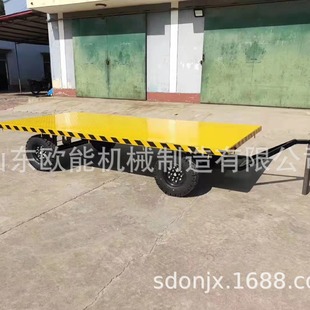 Manufacturer Flatbed Transport Trailer, Traction Flatbed Trailer, Heavy-Duty Tool Cart, Electric Tractor on Demand