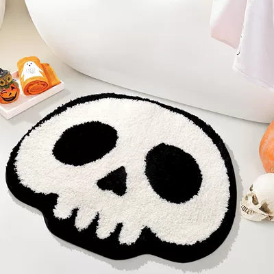 Mat, Pumpkin Spider Web Foot Avtomobil döşəmə paspasları - jywsj-6-4060cmimitation-cashmere-with-non-slip-plastic-bottom