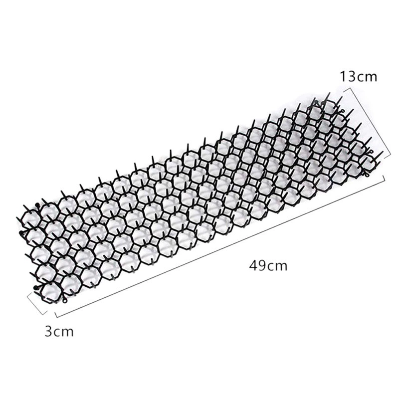 Коврик против кошачьих шипов, бытовой коврик для защиты от кошачьих шипов, сетка для защиты от кошек, пластиковый напольный коврик для балкона, садовый коврик для домашних животных, U-образный гвоздь