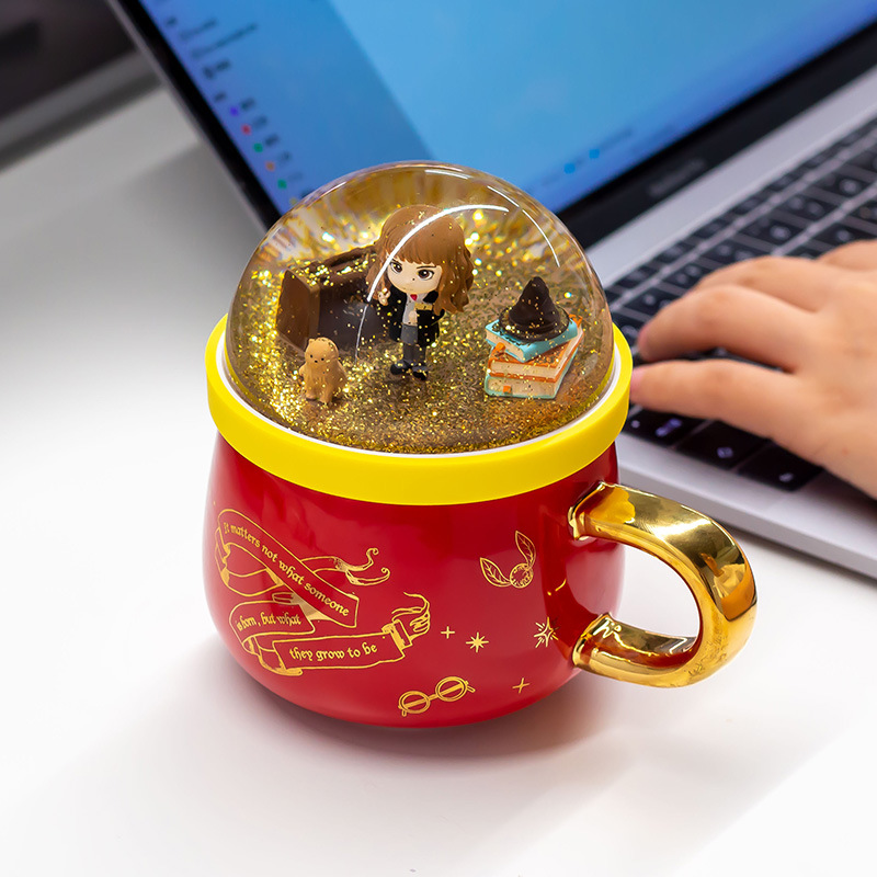 Micro creativo paisaje Harry Potter periférica Taza de cerámica regalo para amigos cumpleaños escuela regalo del Día San Valentín