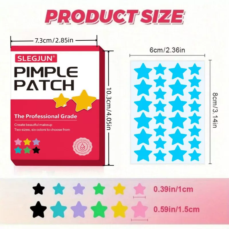 (Cross-border trading), multicoloured multifunctional invisible breathable acne patch