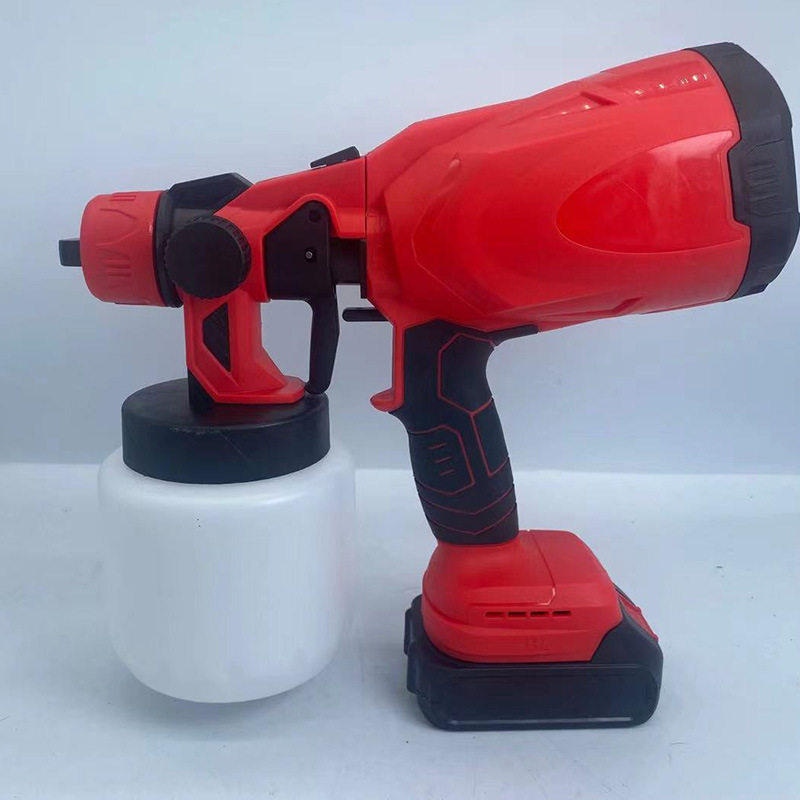 High-pressure lithium battery paint spray gun, detachable electric spray gun, spray tool, latex paint spray gun, wholesale