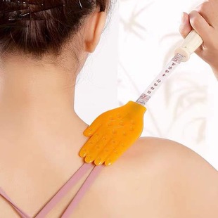 Sha sand plate silicone meridian beat device detox health pat Sha hand beat plate home beat small yellow palm
