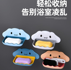 Soap box punch-free wall-mounted strong adhesive bathroom toilet toilet soap holder suction cup soap box wholesale