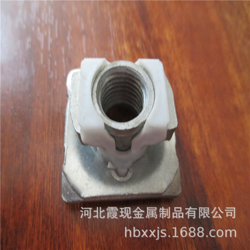 河北霞现M16预埋槽道配套螺母扣垫厂家格