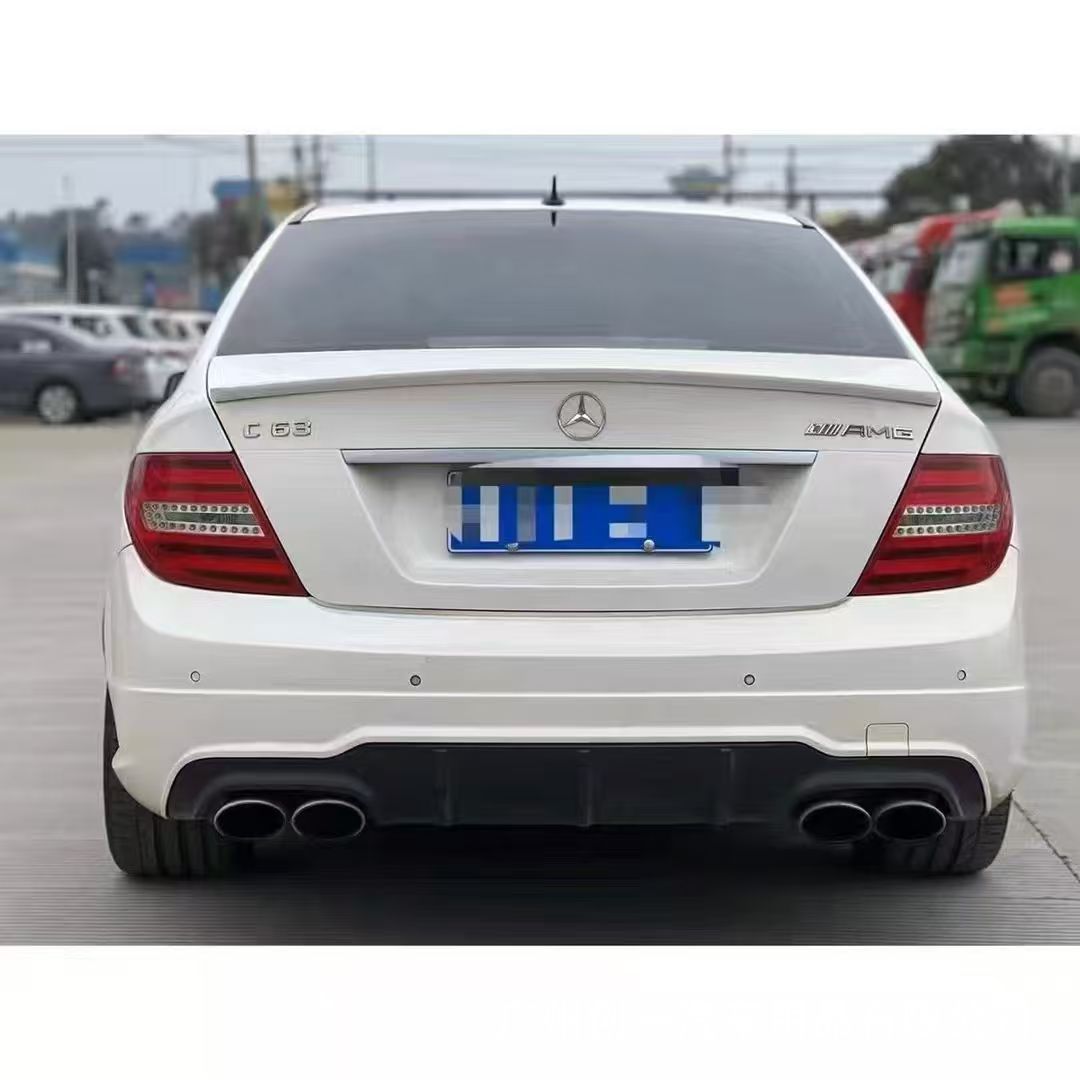 Suitable for 07-14 Mercedes-Benz W204 Modified C63 Body Kit Front and Rear Bumpers C180/C200/C300
