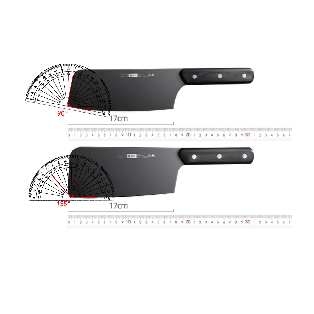 Cuchillo de cocina de acero inoxidable cuchillo de rebanada doméstico remache de limpieza reforzado cuchillo de cocina cuchillo afilado de doble cuchillo sin