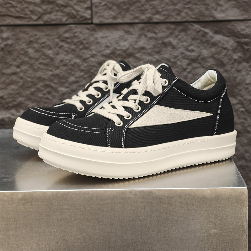 Ro Replacement for Infringement 2025 New Corgi Height-Increasing 7cm Men's Shoes Fashion Couple Canvas Shoes Casual Versatile Sneakers