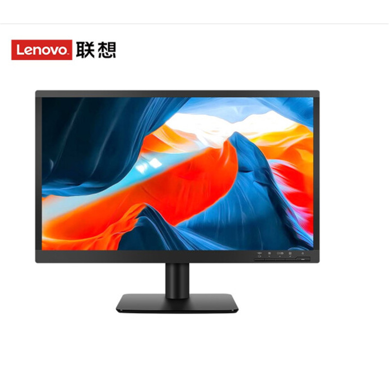 联想Lenovo低蓝光不闪屏办公液晶台式机显示器 V2225 21.5英寸VGA