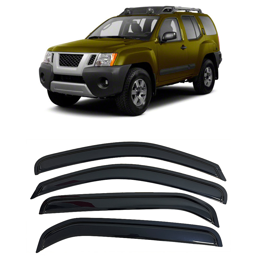 Nissan Window Visor For Nissan NISSAN XTERRA N50 2005-2016 Side Window Deflectors (Rain shield) - for-nissan-xterra-n50-2005-20164pcs