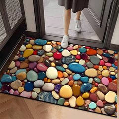 3D裸眼質感玉石珪藻泥マット浴室トイレ吸水滑り止め速乾足マット代発