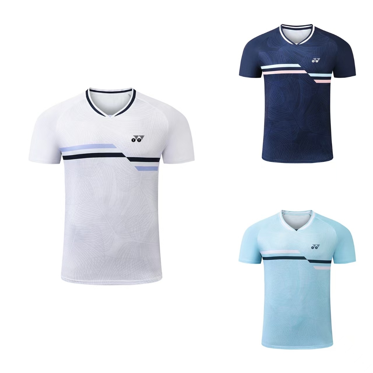 YY Quick-drying Badminton Suit Outdoor Running Men's and Women's suit Tennis Table Tennis Competition Training Suit Breathable Sportswear