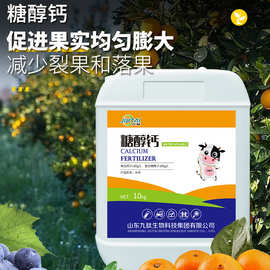 九肽糖醇钙叶面肥强力补钙防裂果螯合有机高钙肥农用冲施钙液体肥
