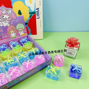 M small gift box foaming glue 20 into high permeability Crystal mud good-looking gift slime stall selling wholesale price