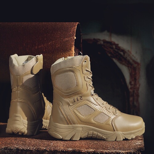 Amazon AliExpress Instagram Outdoor Shoes High-top Hiking Shoes Field Training Shoes Foreign Large Shoes Martin Boots