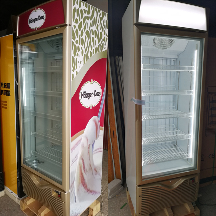 商用立式风冷冰淇淋展示柜商超便利店大容量雪糕饮料保鲜柜