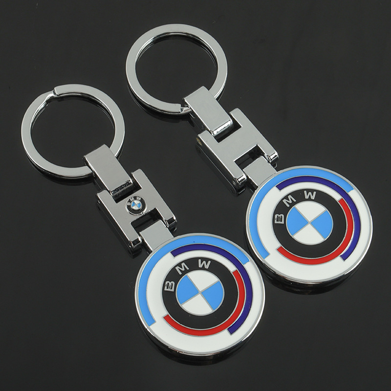 Cross-Border H Buckle 50Th Anniversary Commemorative Double-Sided Enamel Car Logo Emblem Advertising Metal Keychain Ring Pendant Cross-Border H Buckle 50Th Anniversary Commemorative Double-Sided Enamel Car Logo Emblem Advertising Metal Keychain Ring Pendant