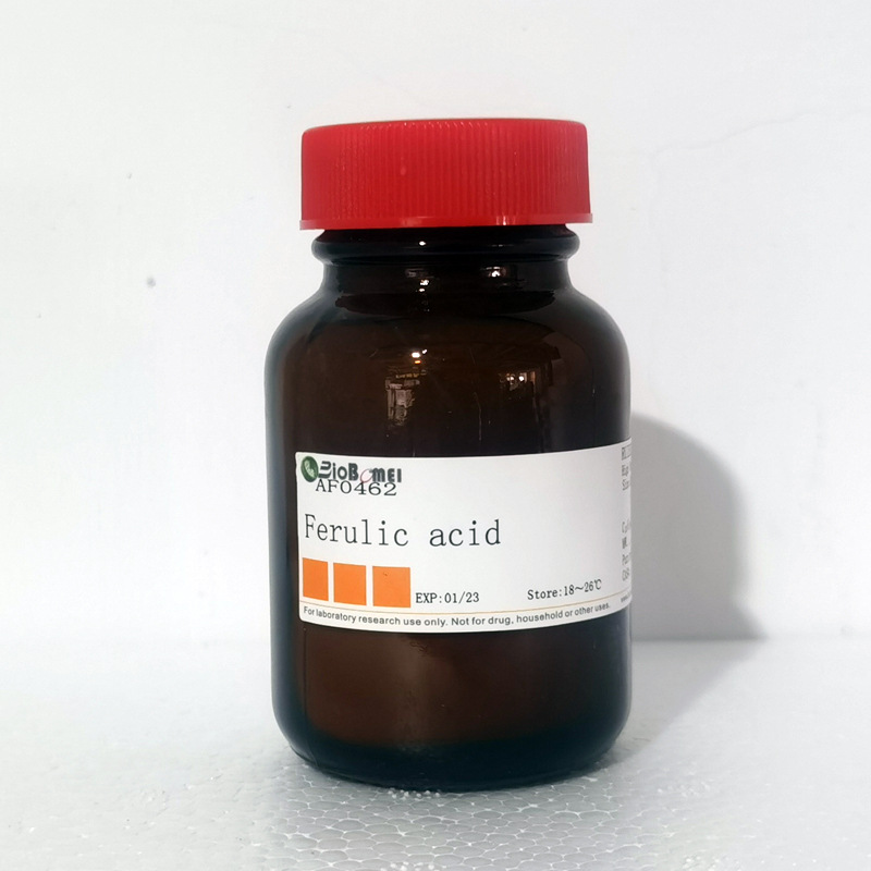 阿魏酸  Ferulic acid  ≥98%  科研实验试剂CAS:537-98-4