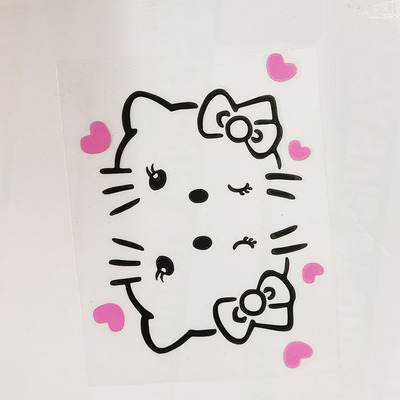 猫车贴KT贴纸汽车贴纸 反光个性车身贴纸