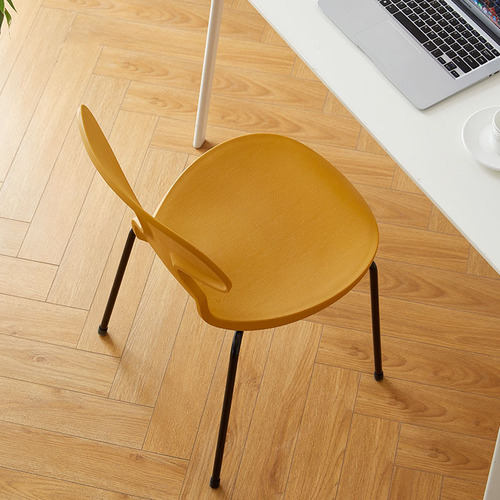 Ant chair Nordic thickened plastic back chair designer home light luxury simple dining chair cafe negotiation chair