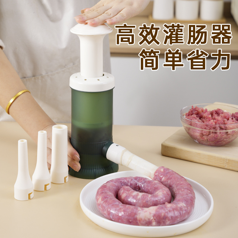 Sausage Stuffer Manual Sausage Maker Home Use Sausage Casing Tool for Filling Sausages Canning Sausage Gadget