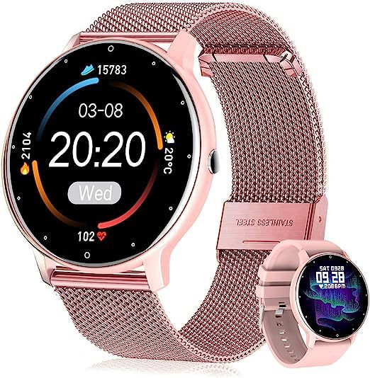 스틸 핑크 + 핑크 실리콘 밴드 = 더블 스트랩