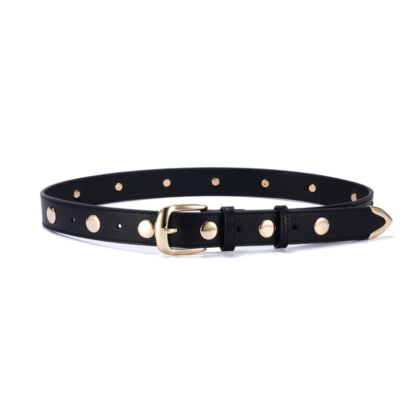 Black gold buckle