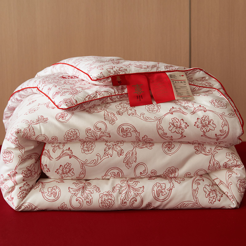 Wedding celebration Dowry Cotton The quilt core marry Bright red Woman go out Dowry quilt thickening Winter quilt Marriage room