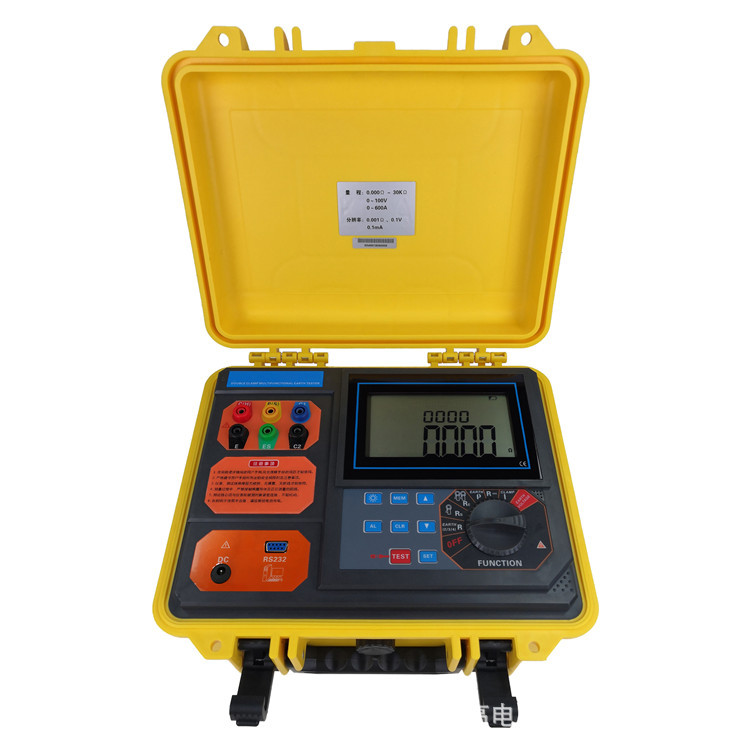 厂家直销HT490双钳多功能接地电阻测试仪 接地电阻测试仪 接地表