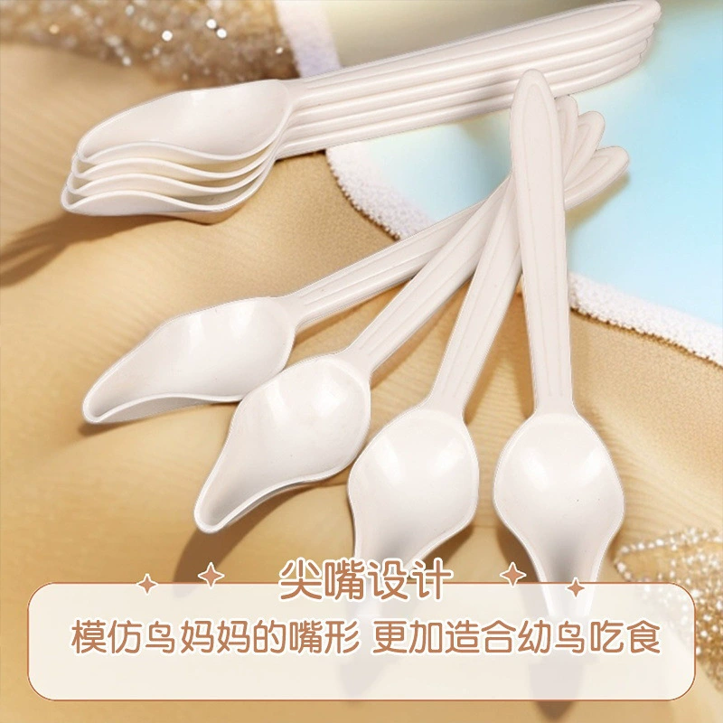 Ложка для кормления попугая, выращенная вручную, сорока, мина, корелла, волнистый попугайчик BB, ложка для кормления детского молока для птиц # #