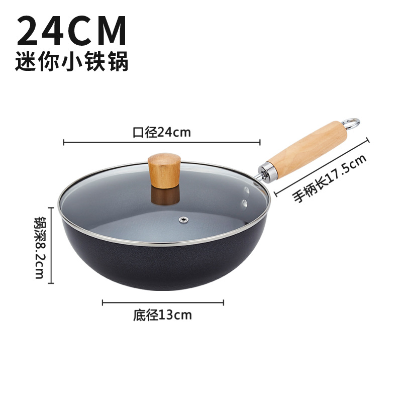 24cm 작은 철 냄비 + 뚜껑