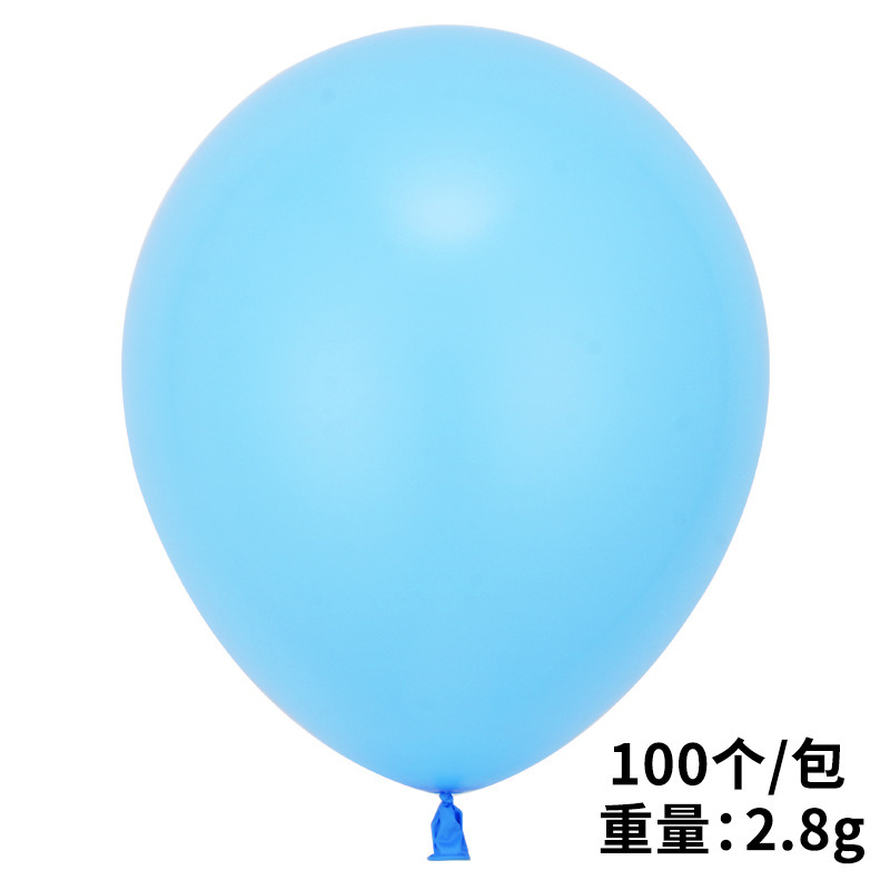 Globo de látex de 12 pulgadas 2,8G mate engrosado mate cumpleaños apertura fiesta atmósfera diseño decoración al por mayor globo