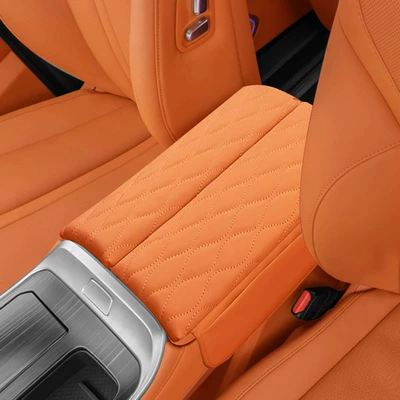 Suitable for Wei Brand Alpine Armrest Box Heightening Pad Alpine Armrest Special Anti-Fouling Protective Pad Car Interior Modification (Armrest box pad) - weipai-alpine-orange