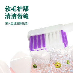 Travel Foldable Toothbrush Household Travel Portable Mini Small Business Trip Personal Ultra Fine Adult Soft Bristle Toothbrush Wholesale